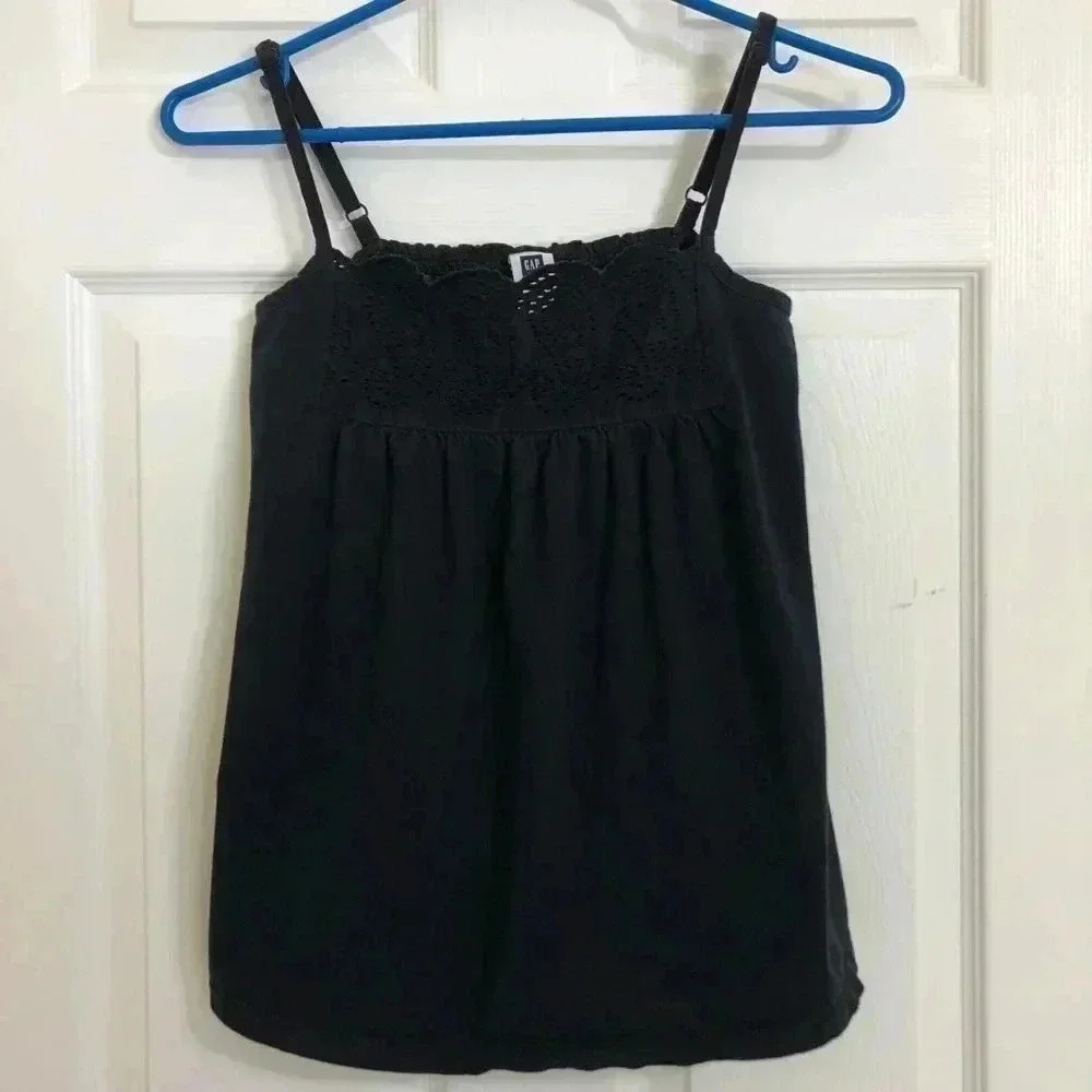 GAP Factory Dark Blue Babydoll Tank Top Size Small